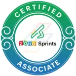 Zoho Sprints Certified Associate Badge Logo