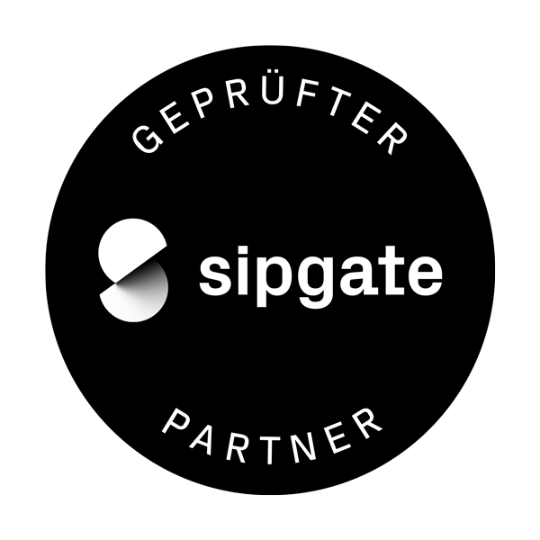 sipgate logo certified partner