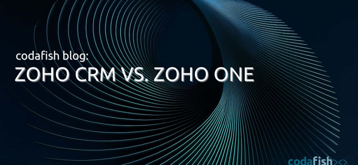 Zoho CRM vs Zoho One